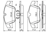 Bremsbelagsatz, Scheibenbremse Vorderachse BOSCH 0 986 494 830 Bild Bremsbelagsatz, Scheibenbremse Vorderachse BOSCH 0 986 494 830