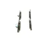 Bremsbelagsatz, Scheibenbremse Vorderachse BOSCH 0 986 494 831 Bild Bremsbelagsatz, Scheibenbremse Vorderachse BOSCH 0 986 494 831