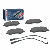 Bremsbelagsatz, Scheibenbremse Vorderachse BOSCH 0 986 494 844