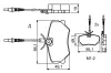 Bremsbelagsatz, Scheibenbremse BOSCH 0 986 494 849 Bild Bremsbelagsatz, Scheibenbremse BOSCH 0 986 494 849