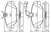 Bremsbelagsatz, Scheibenbremse BOSCH 0 986 494 851 Bild Bremsbelagsatz, Scheibenbremse BOSCH 0 986 494 851