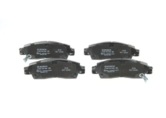 Bremsbelagsatz, Scheibenbremse Hinterachse BOSCH 0 986 494 858 Bild Bremsbelagsatz, Scheibenbremse Hinterachse BOSCH 0 986 494 858