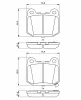 Bremsbelagsatz, Scheibenbremse BOSCH 0 986 494 865 Bild Bremsbelagsatz, Scheibenbremse BOSCH 0 986 494 865