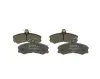 Bremsbelagsatz, Scheibenbremse Vorderachse BOSCH 0 986 494 866 Bild Bremsbelagsatz, Scheibenbremse Vorderachse BOSCH 0 986 494 866