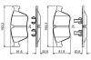 Bremsbelagsatz, Scheibenbremse BOSCH 0 986 494 875 Bild Bremsbelagsatz, Scheibenbremse BOSCH 0 986 494 875