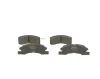 Bremsbelagsatz, Scheibenbremse Vorderachse BOSCH 0 986 494 878 Bild Bremsbelagsatz, Scheibenbremse Vorderachse BOSCH 0 986 494 878