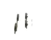 Bremsbelagsatz, Scheibenbremse Vorderachse BOSCH 0 986 494 878 Bild Bremsbelagsatz, Scheibenbremse Vorderachse BOSCH 0 986 494 878