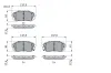 Bremsbelagsatz, Scheibenbremse BOSCH 0 986 494 905 Bild Bremsbelagsatz, Scheibenbremse BOSCH 0 986 494 905