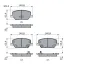 Bremsbelagsatz, Scheibenbremse BOSCH 0 986 494 941 Bild Bremsbelagsatz, Scheibenbremse BOSCH 0 986 494 941