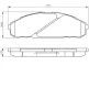 Bremsbelagsatz, Scheibenbremse Vorderachse BOSCH 0 986 495 171 Bild Bremsbelagsatz, Scheibenbremse Vorderachse BOSCH 0 986 495 171