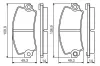 Bremsbelagsatz, Scheibenbremse Vorderachse BOSCH 0 986 495 270 Bild Bremsbelagsatz, Scheibenbremse Vorderachse BOSCH 0 986 495 270