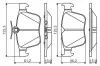 Bremsbelagsatz, Scheibenbremse BOSCH 0 986 495 346 Bild Bremsbelagsatz, Scheibenbremse BOSCH 0 986 495 346