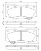 Bremsbelagsatz, Scheibenbremse BOSCH 0 986 495 352 Bild Bremsbelagsatz, Scheibenbremse BOSCH 0 986 495 352