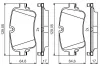 Bremsbelagsatz, Scheibenbremse BOSCH 0 986 495 426 Bild Bremsbelagsatz, Scheibenbremse BOSCH 0 986 495 426