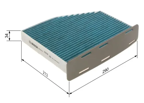 Filter, Innenraumluft BOSCH 0 986 628 515 Bild Filter, Innenraumluft BOSCH 0 986 628 515