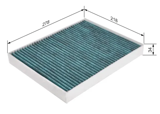 Filter, Innenraumluft BOSCH 0 986 628 517 Bild Filter, Innenraumluft BOSCH 0 986 628 517