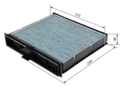 Filter, Innenraumluft BOSCH 0 986 628 527