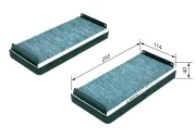 Filter, Innenraumluft BOSCH 0 986 628 528