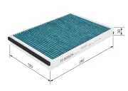 Filter, Innenraumluft BOSCH 0 986 628 532