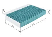 Filter, Innenraumluft BOSCH 0 986 628 534