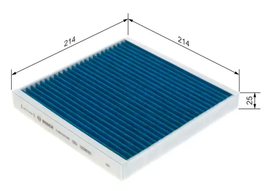 Filter, Innenraumluft BOSCH 0 986 628 588 Bild Filter, Innenraumluft BOSCH 0 986 628 588