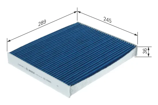 Filter, Innenraumluft BOSCH 0 986 628 593 Bild Filter, Innenraumluft BOSCH 0 986 628 593