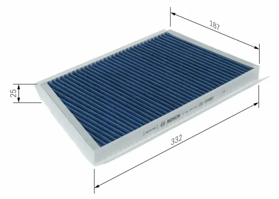 Filter, Innenraumluft BOSCH 0 986 628 603 Bild Filter, Innenraumluft BOSCH 0 986 628 603
