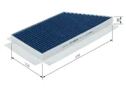 Filter, Innenraumluft BOSCH 0 986 628 635