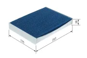 Filter, Innenraumluft BOSCH 0 986 628 637