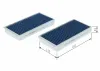 Filter, Innenraumluft BOSCH 0 986 628 644 Bild Filter, Innenraumluft BOSCH 0 986 628 644