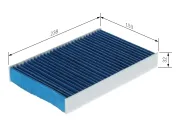 Filter, Innenraumluft BOSCH 0 986 628 650