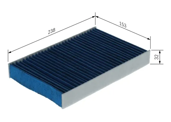 Filter, Innenraumluft BOSCH 0 986 628 650 Bild Filter, Innenraumluft BOSCH 0 986 628 650