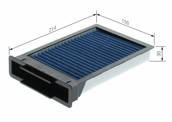 Filter, Innenraumluft BOSCH 0 986 628 652 Bild Filter, Innenraumluft BOSCH 0 986 628 652