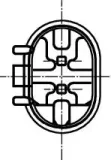 Kühlmittelregelventil BOSCH 1 147 412 282