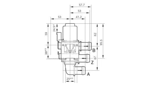 Kühlmittelregelventil BOSCH 1 147 412 213 Bild Kühlmittelregelventil BOSCH 1 147 412 213