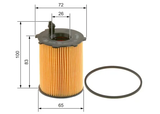 Ölfilter BOSCH 1 457 429 238 Bild Ölfilter BOSCH 1 457 429 238