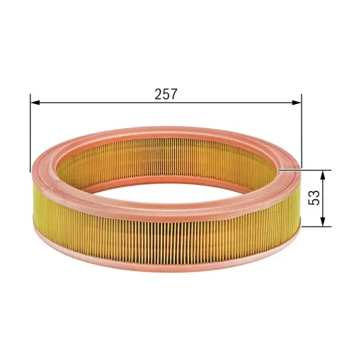 Luftfilter BOSCH 1 457 429 818 Bild Luftfilter BOSCH 1 457 429 818