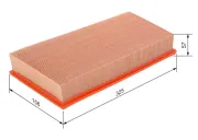 Luftfilter BOSCH 1 457 432 200