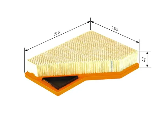 Luftfilter BOSCH 1 457 433 100 Bild Luftfilter BOSCH 1 457 433 100