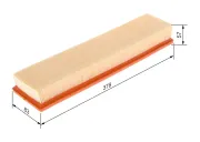 Luftfilter BOSCH 1 457 433 163