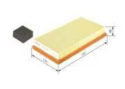 Luftfilter BOSCH 1 457 433 268