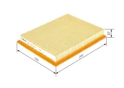 Luftfilter BOSCH 1 457 433 303