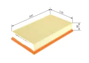 Luftfilter BOSCH 1 457 433 523