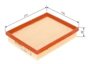 Luftfilter BOSCH 1 457 433 526