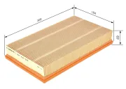 Luftfilter BOSCH 1 457 433 546