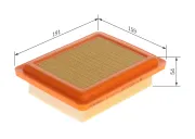 Luftfilter BOSCH 1 457 433 554