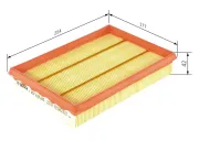 Luftfilter BOSCH 1 457 433 605