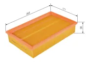 Luftfilter BOSCH 1 457 433 607