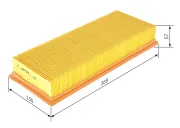 Luftfilter BOSCH 1 457 433 608