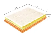 Luftfilter BOSCH 1 457 433 655